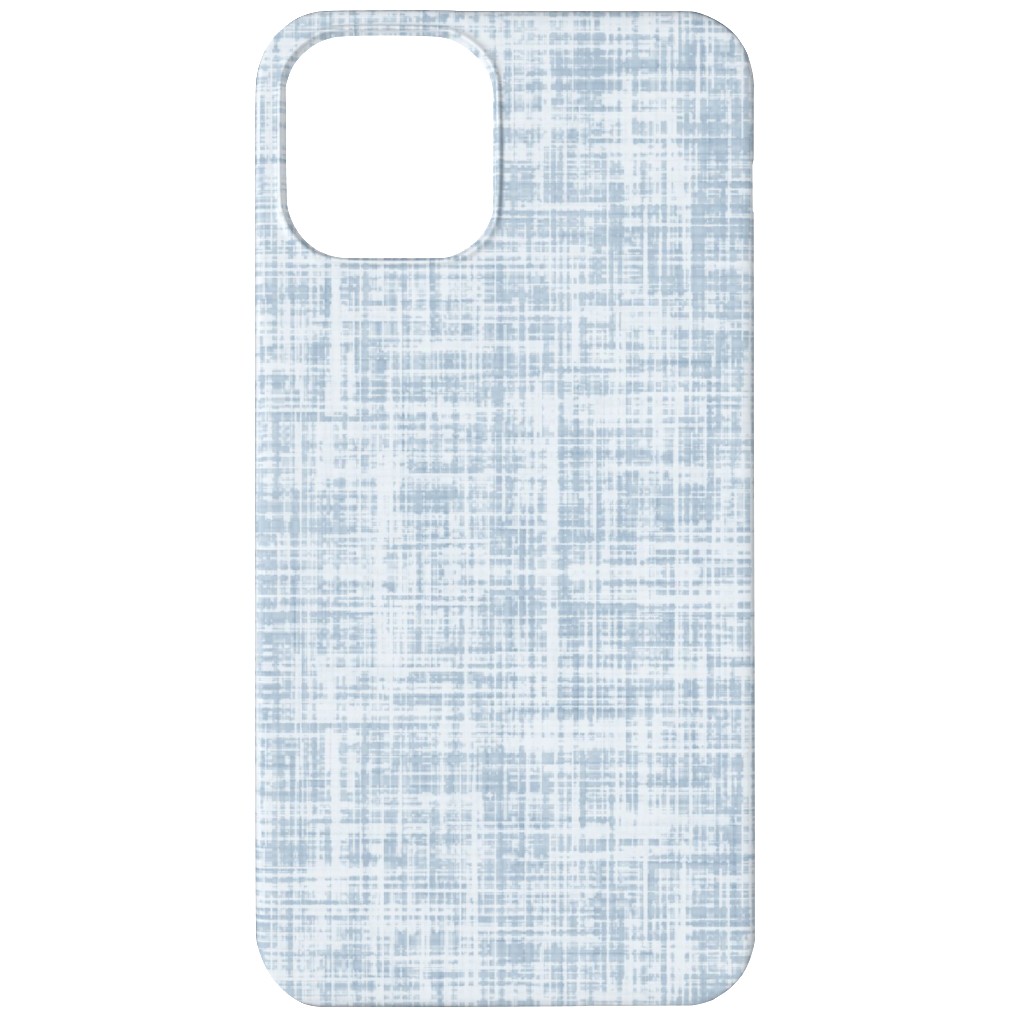 Vintage Linen Phone Case, Silicone Liner Case, Matte, iPhone 12, Blue, Heaven
