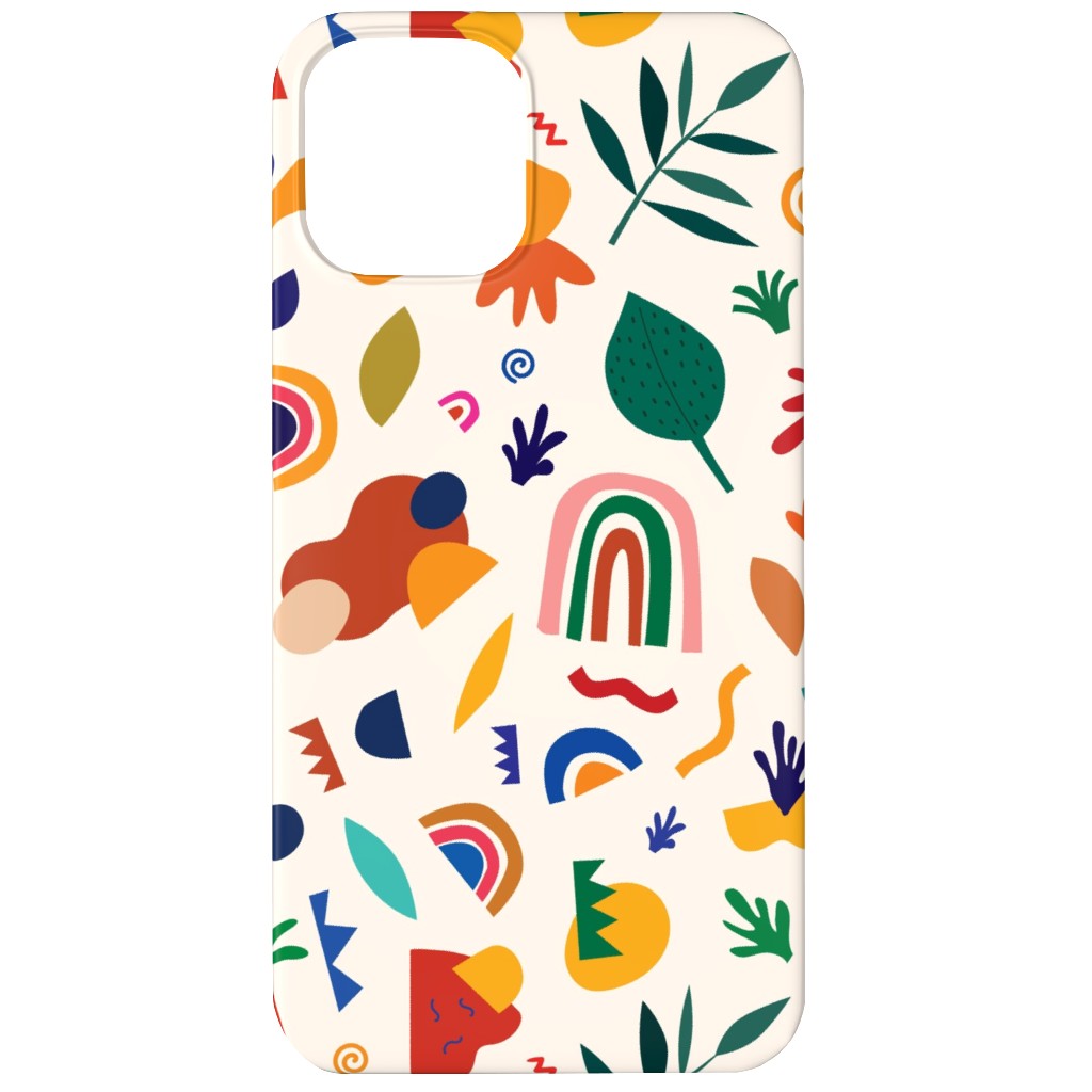 Seamless Pattern - Multi Phone Case, Silicone Liner Case, Matte, iPhone 12, Multicolor