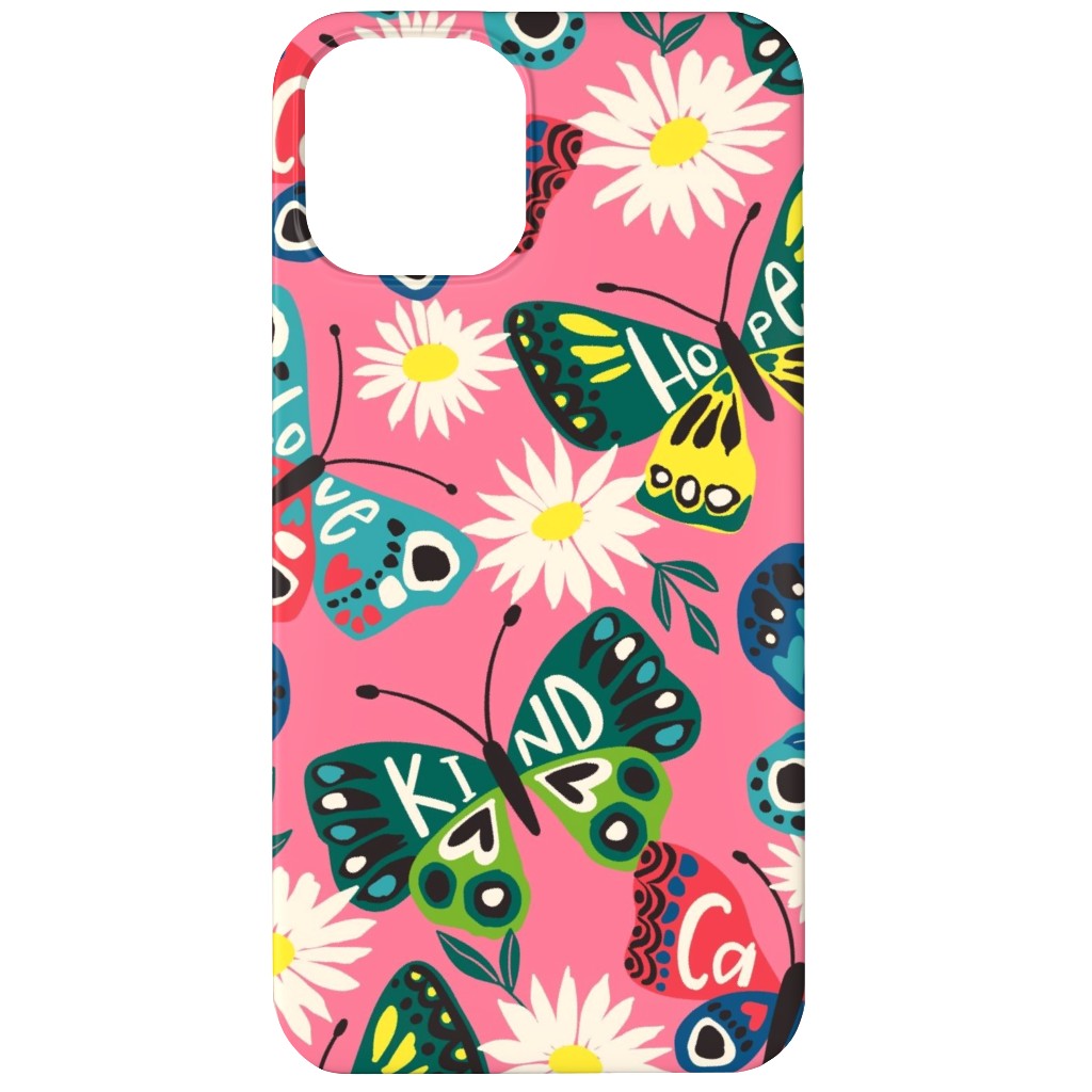 Garden Butterfly - Multi Phone Case, Silicone Liner Case, Matte, iPhone 12, Multicolor
