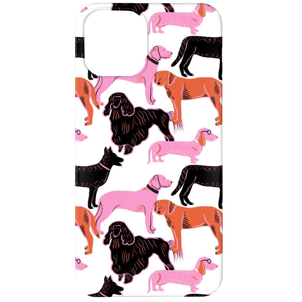 Goofy Dog Friends Phone Case, Silicone Liner Case, Matte, iPhone 12, White