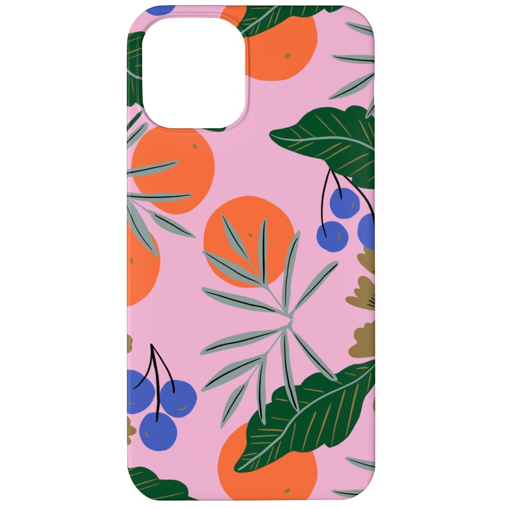 Tropic of Clementine - Multi Phone Case, Silicone Liner Case, Matte, iPhone 12, Multicolor