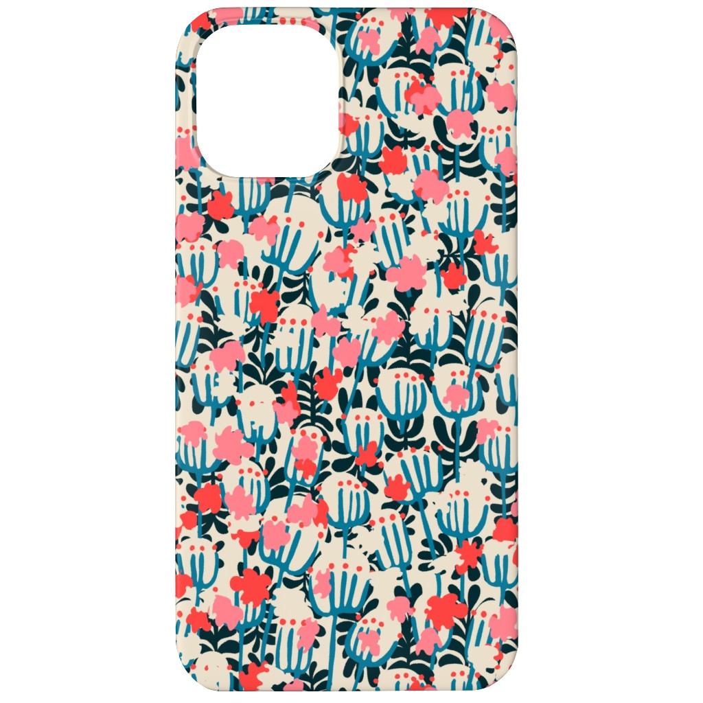 Bazaar Cosmic Blossom - Multi Phone Case, Slim Case, Matte, iPhone 12, Pink