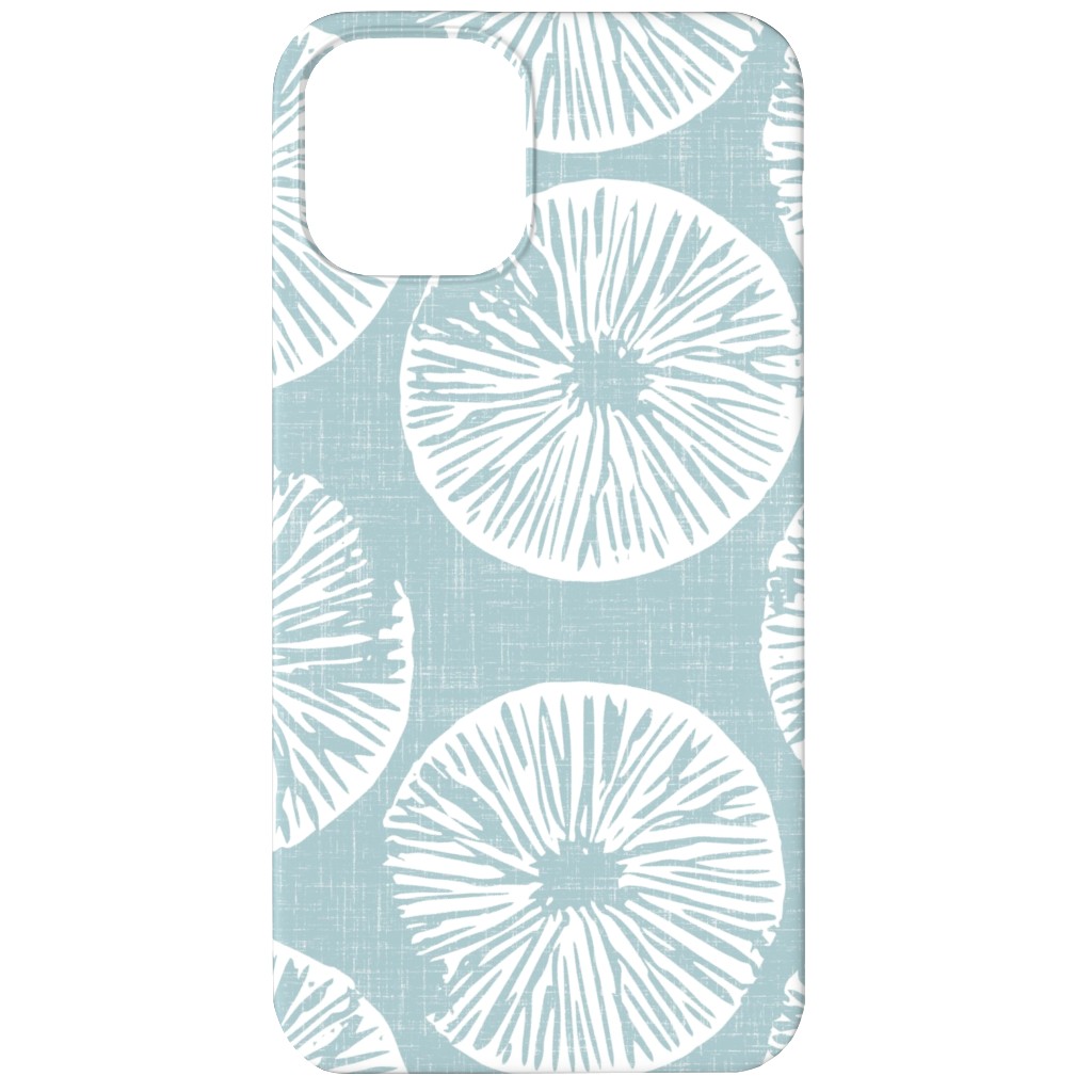 As One - White on Soft Blue Phone Case, Slim Case, Matte, iPhone 12, Blue