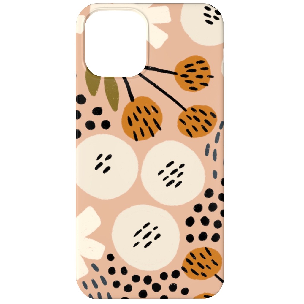 Phyllis - Pink Phone Case, Slim Case, Matte, iPhone 12, Pink, Bright Pink