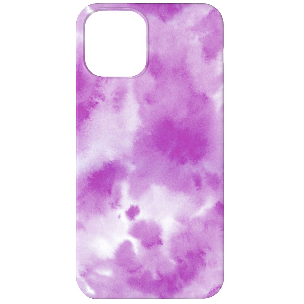 Watercolor Texture - Purple Phone Case, Slim Case, Matte, iPhone 12, Purple