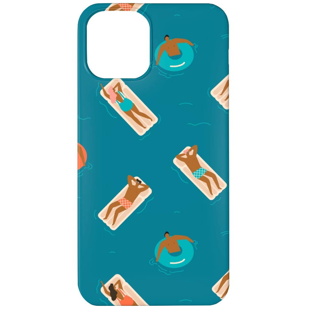 Summertime Phone Case, Slim Case, Matte, iPhone 12, Blue, True Blue