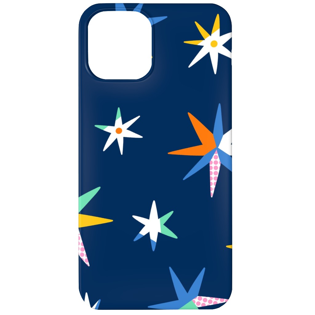 Modern Starry Sky - Blue Phone Case, Slim Case, Matte, iPhone 12, Blue, True Blue
