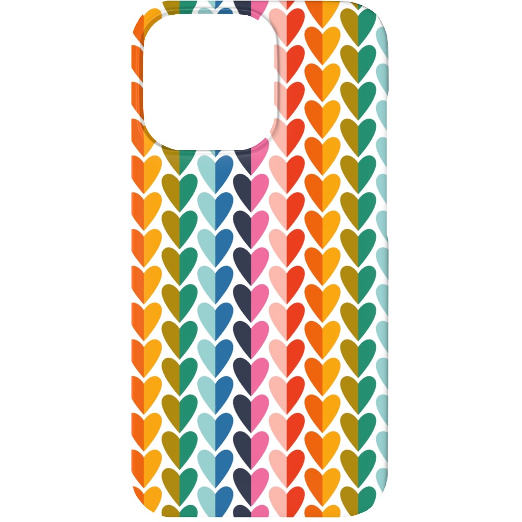 Rainbow of Love - Multi Phone Case, Silicone Liner Case, Matte, iPhone 13 Mini, Multicolor