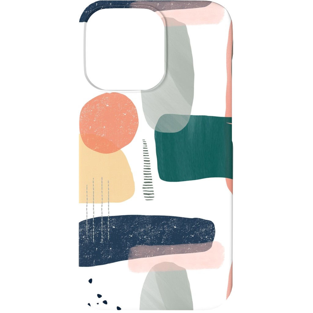 Abstract Minima - Multi Phone Case, Slim Case, Matte, iPhone 13 Mini, Multicolor