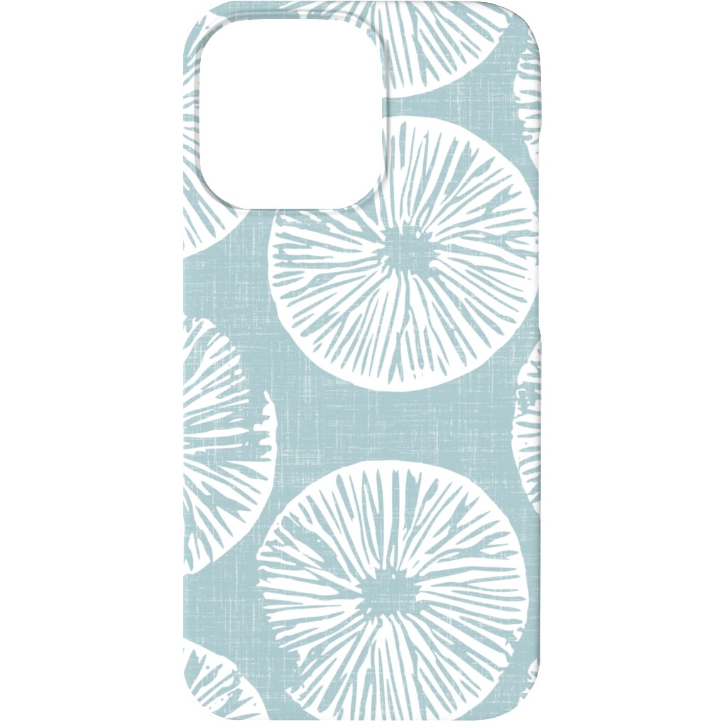 As One - White on Soft Blue Phone Case, Slim Case, Matte, iPhone 13 Mini, Blue