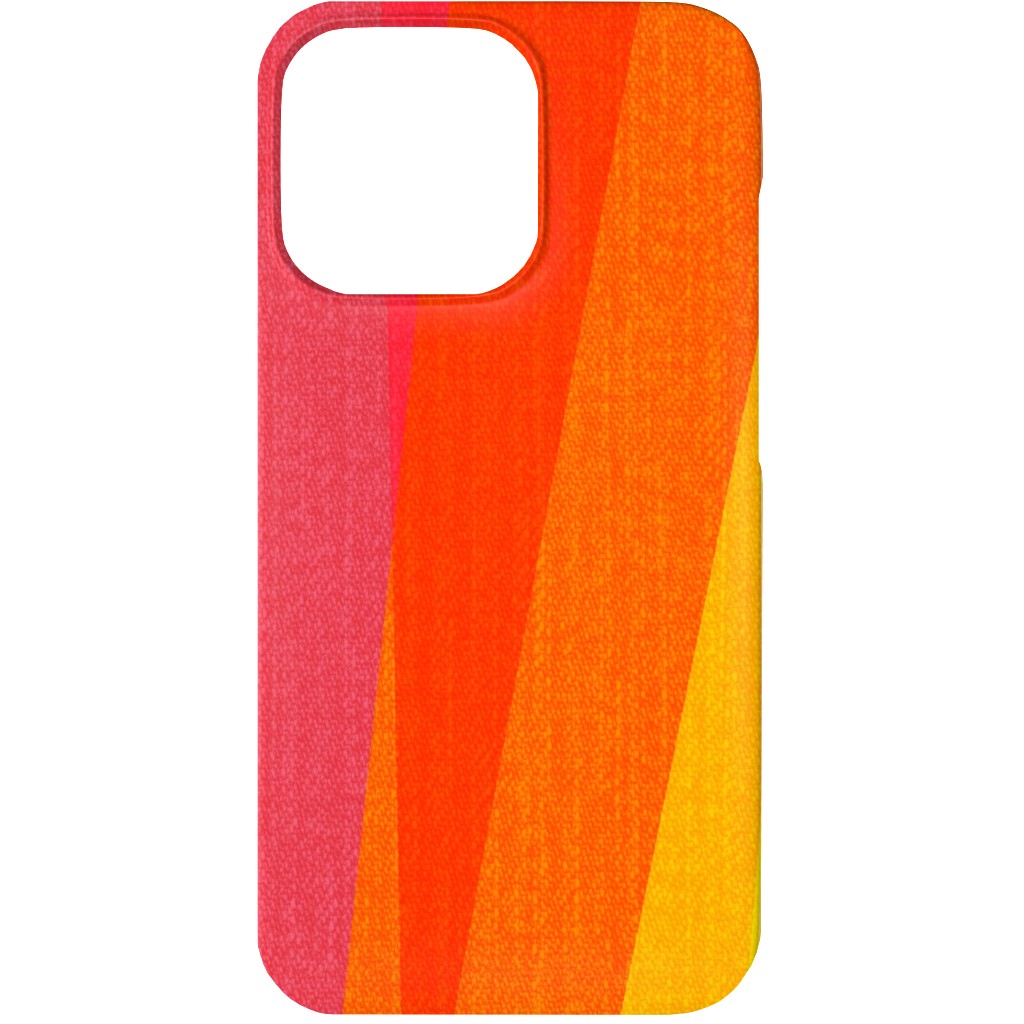 Geo Stripes Vertical - Multi Phone Case, Slim Case, Matte, iPhone 13 Mini, Multicolor