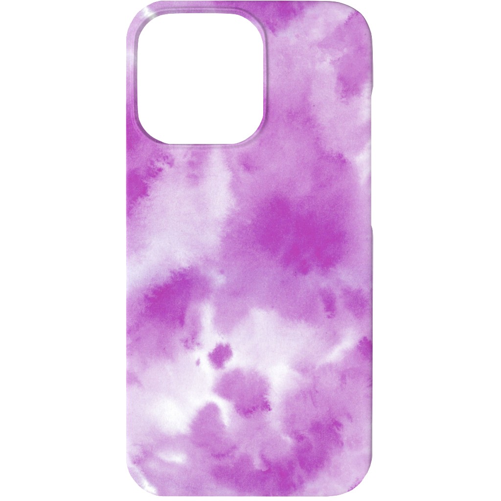 Watercolor Texture - Purple Phone Case, Slim Case, Matte, iPhone 13 Mini, Purple