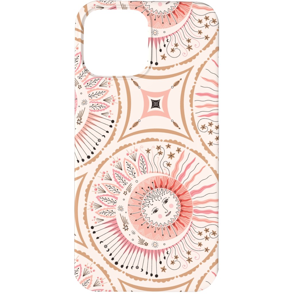 Celestial Talisman Phone Case, Silicone Liner Case, Matte, iPhone 13 Pro Max, Pink