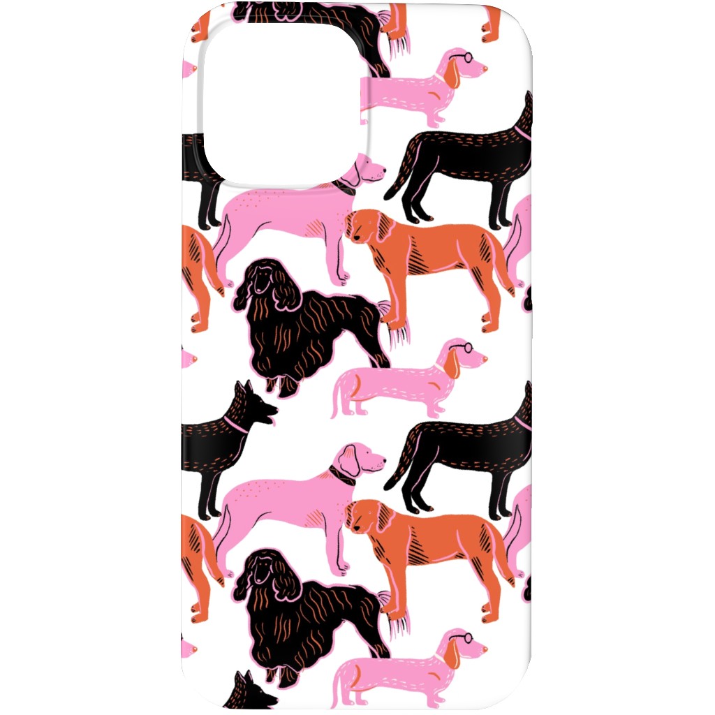 Goofy Dog Friends Phone Case, Silicone Liner Case, Matte, iPhone 13 Pro Max, White