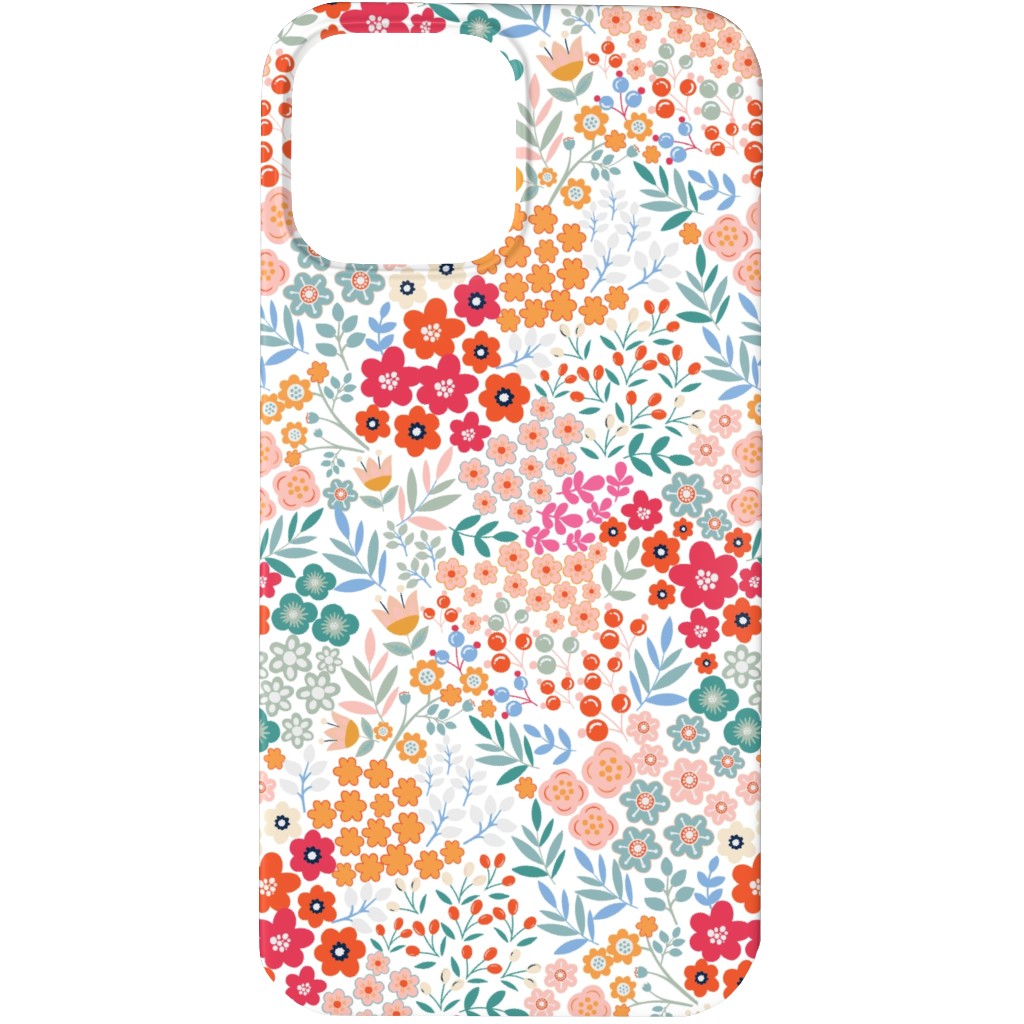 Summer Flower Phone Case, Slim Case, Matte, iPhone 13 Pro Max, Multicolor