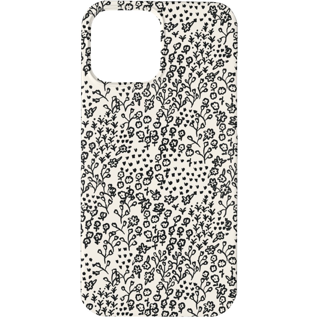 La Ville Meadow - Black Phone Case, Slim Case, Matte, iPhone 13 Pro Max, Black