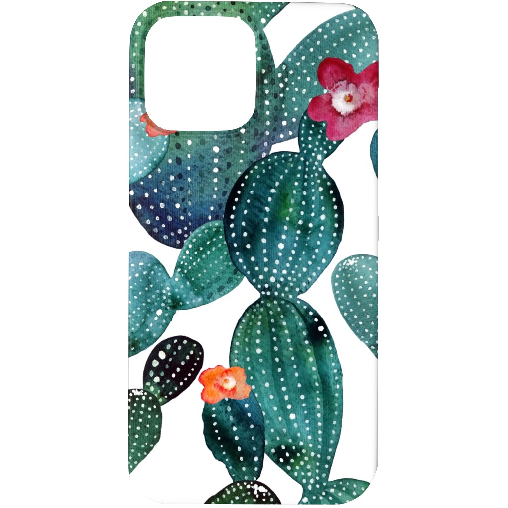Cactuses - Green Phone Case, Slim Case, Matte, iPhone 13 Pro Max, Green