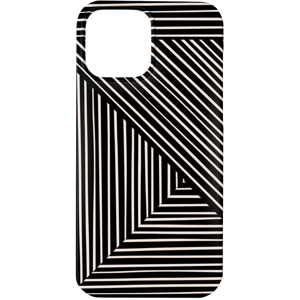 Angles and Lines Phone Case, Slim Case, Matte, iPhone 13 Pro Max, Gray