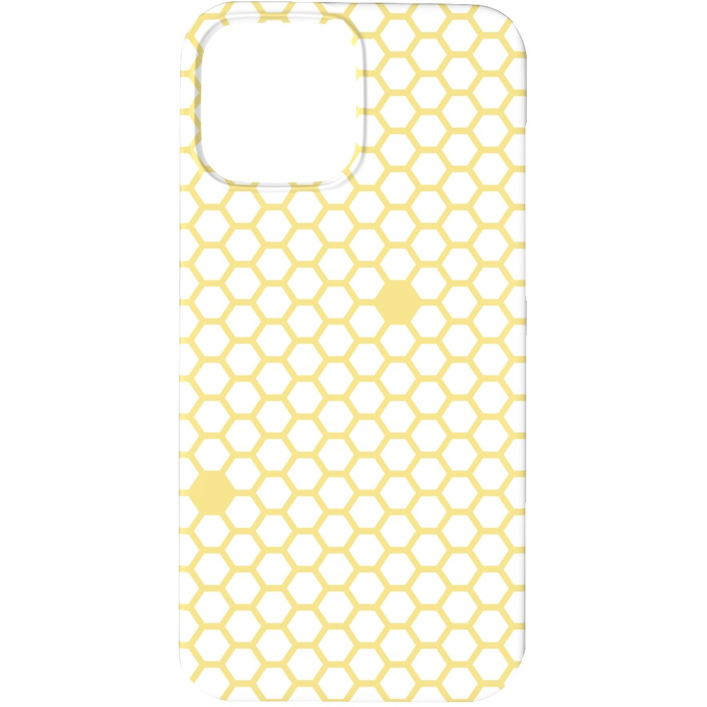 Honeycomb - Sugared Spring - Yellow Phone Case, Silicone Liner Case, Matte, iPhone 13 Pro, Yellow