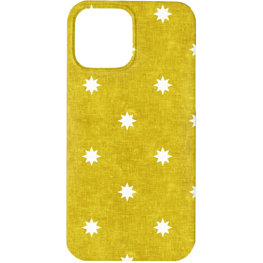 Vintage Stars Phone Case, Slim Case, Matte, iPhone 13 Pro, Yellow, Chartreuse