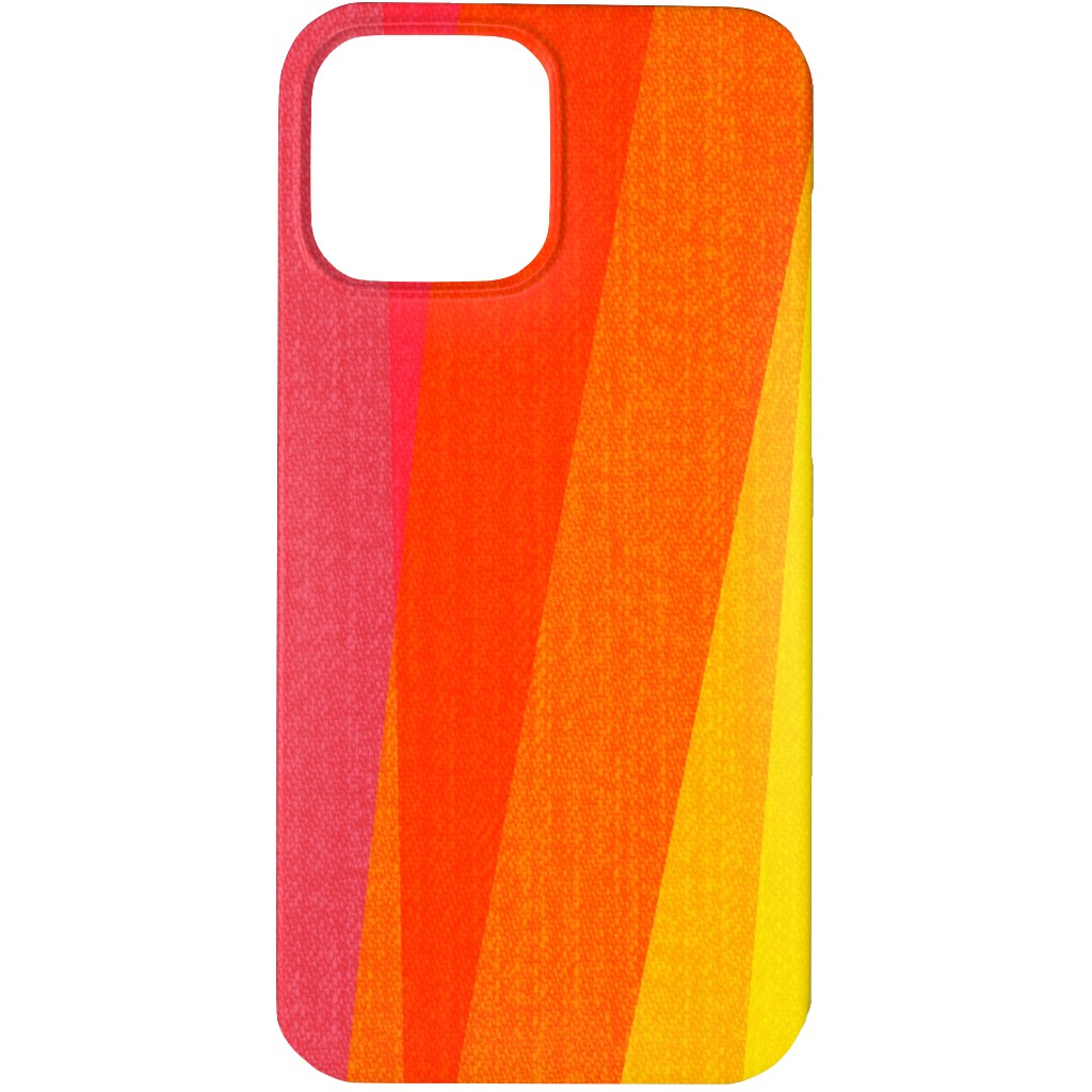 Geo Stripes Vertical - Multi Phone Case, Slim Case, Matte, iPhone 13 Pro, Multicolor