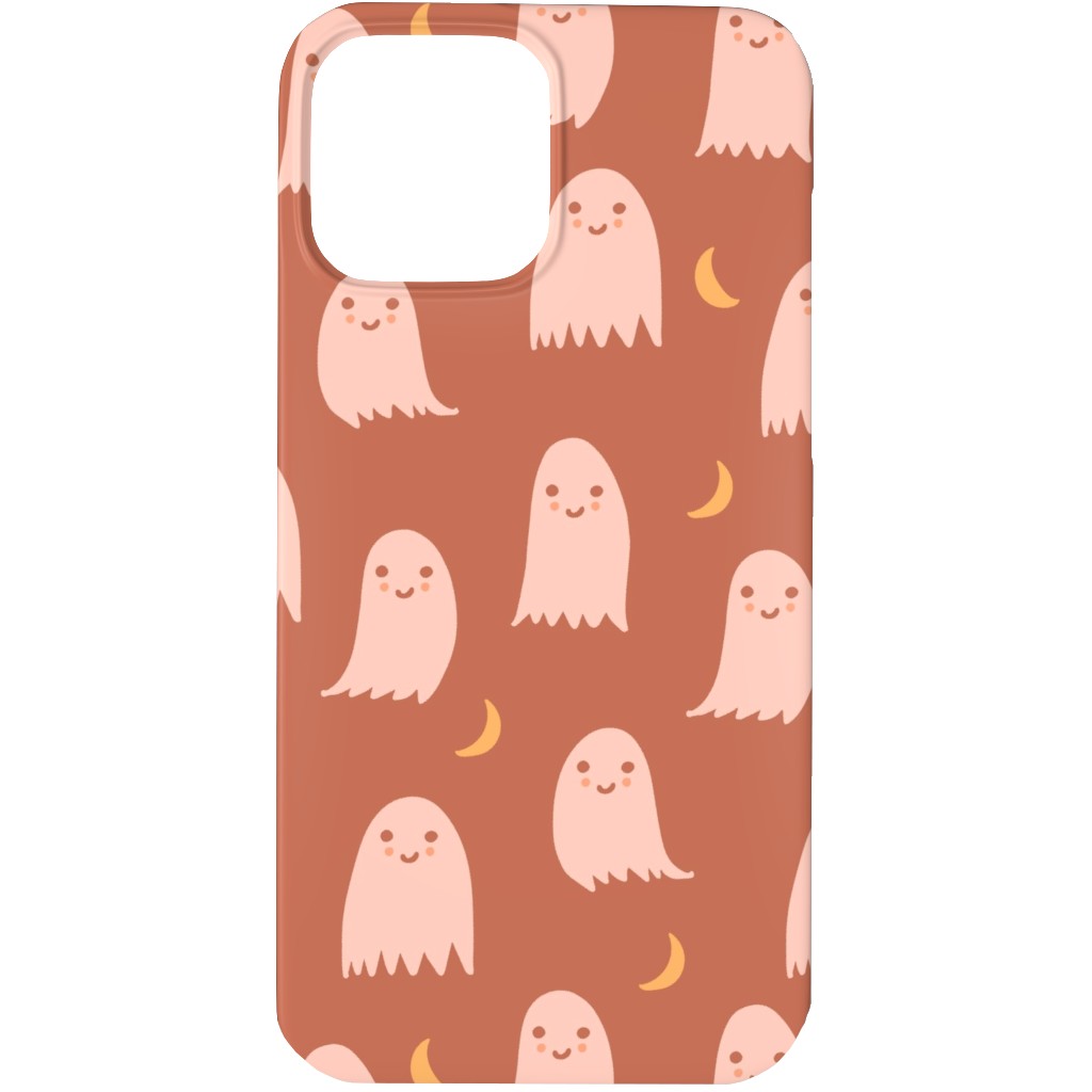 Cute Halloween Ghosts Phone Case, Slim Case, Matte, iPhone 13 Pro, Pink
