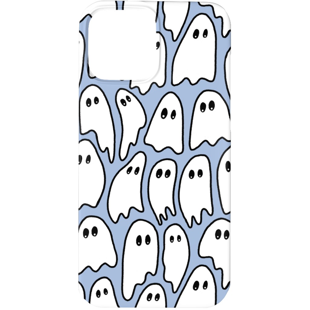 Ghosted Ghosts Phone Case, Slim Case, Matte, iPhone 13 Pro, Blue