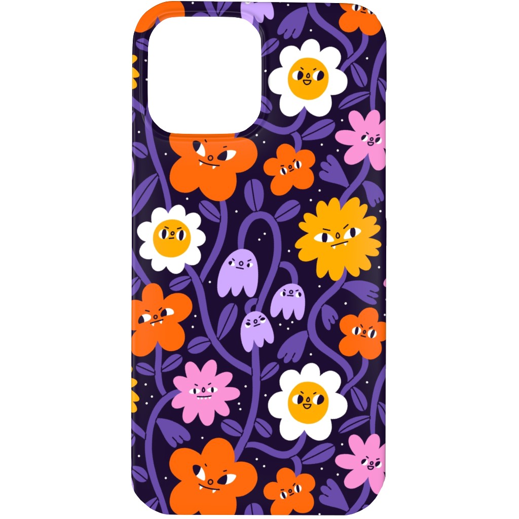Extremely Wicked, Evil and Vile Halloween Garden - Purple Phone Case, Slim Case, Matte, iPhone 13 Pro, Purple, Purple
