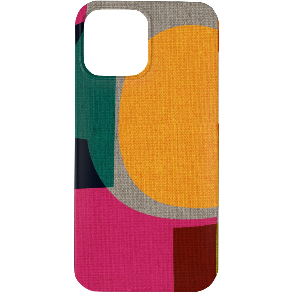 Mid Century Kaleidoscope Phone Case, Slim Case, Matte, iPhone 13 Pro, Multicolor