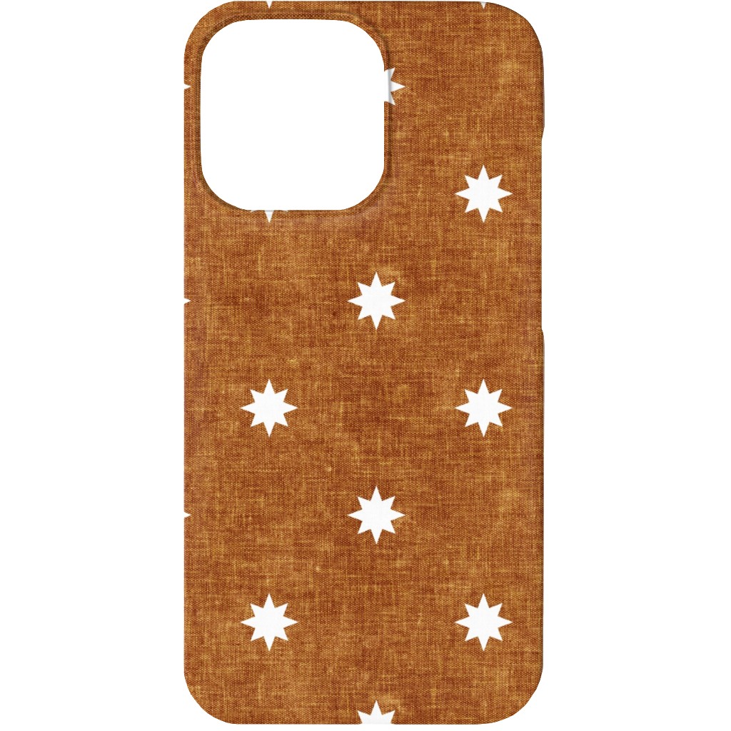 Vintage Stars Phone Case, Silicone Liner Case, Matte, iPhone 13, Orange, Toast