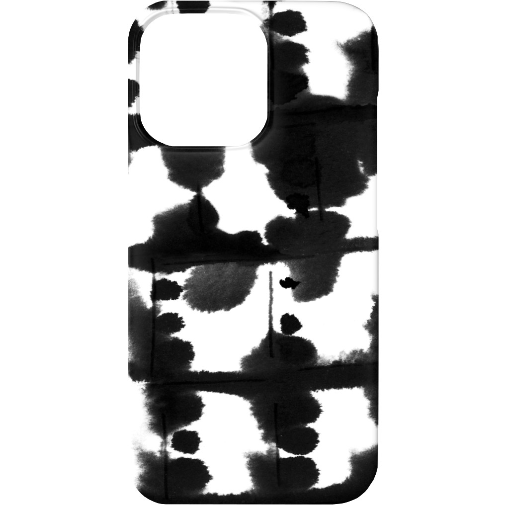 Parallel - Black Phone Case, Silicone Liner Case, Matte, iPhone 13, Black