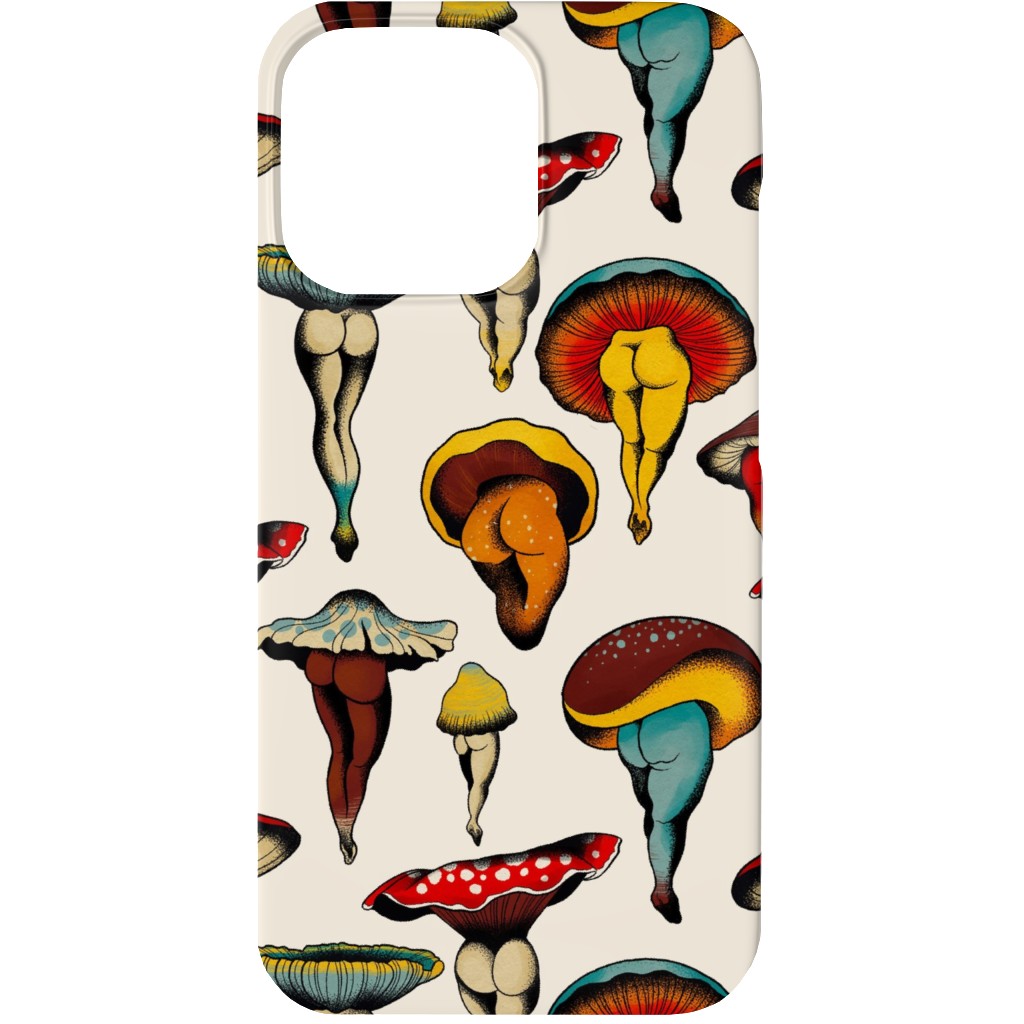 Sexy Mushrooms Phone Case, Slim Case, Matte, iPhone 13, Multicolor