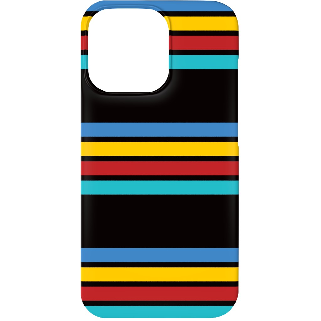 Classic Camping Stripes - Multi Phone Case, Slim Case, Matte, iPhone 13, Multicolor