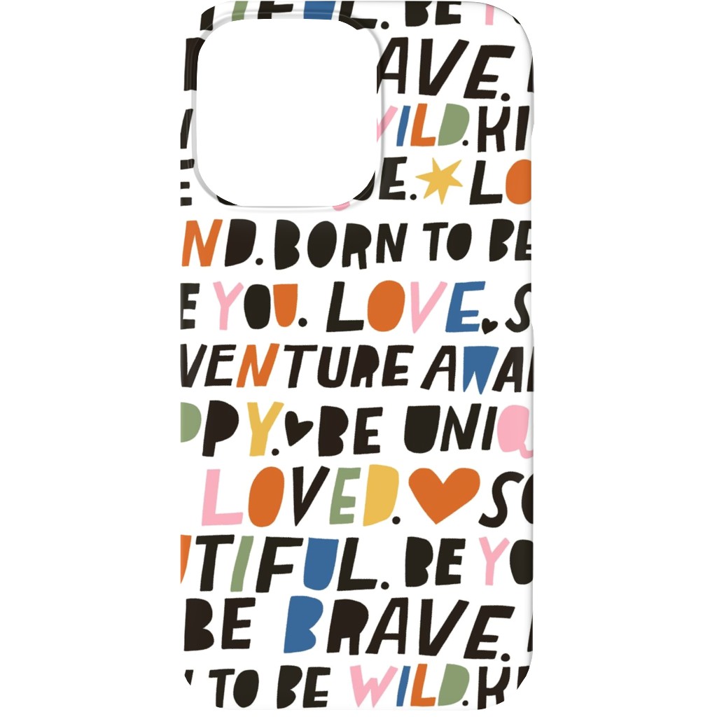 Sweet Words - Multi Phone Case, Slim Case, Matte, iPhone 13, Multicolor