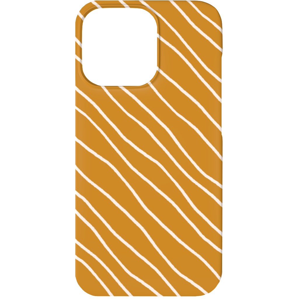 Charlie - Mustard Phone Case, Slim Case, Matte, iPhone 13, Orange