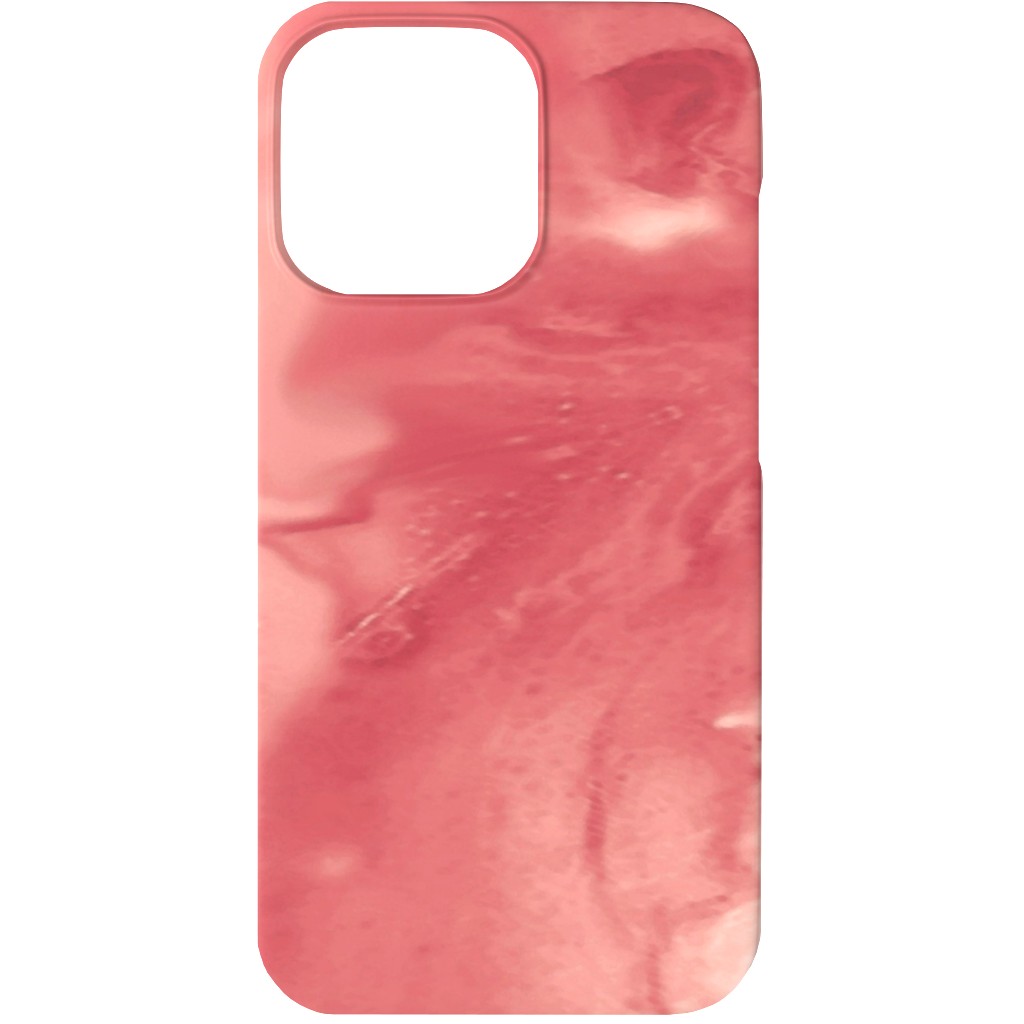 Abstract Watercolor Marble Phone Case, Slim Case, Matte, iPhone 13, Pink