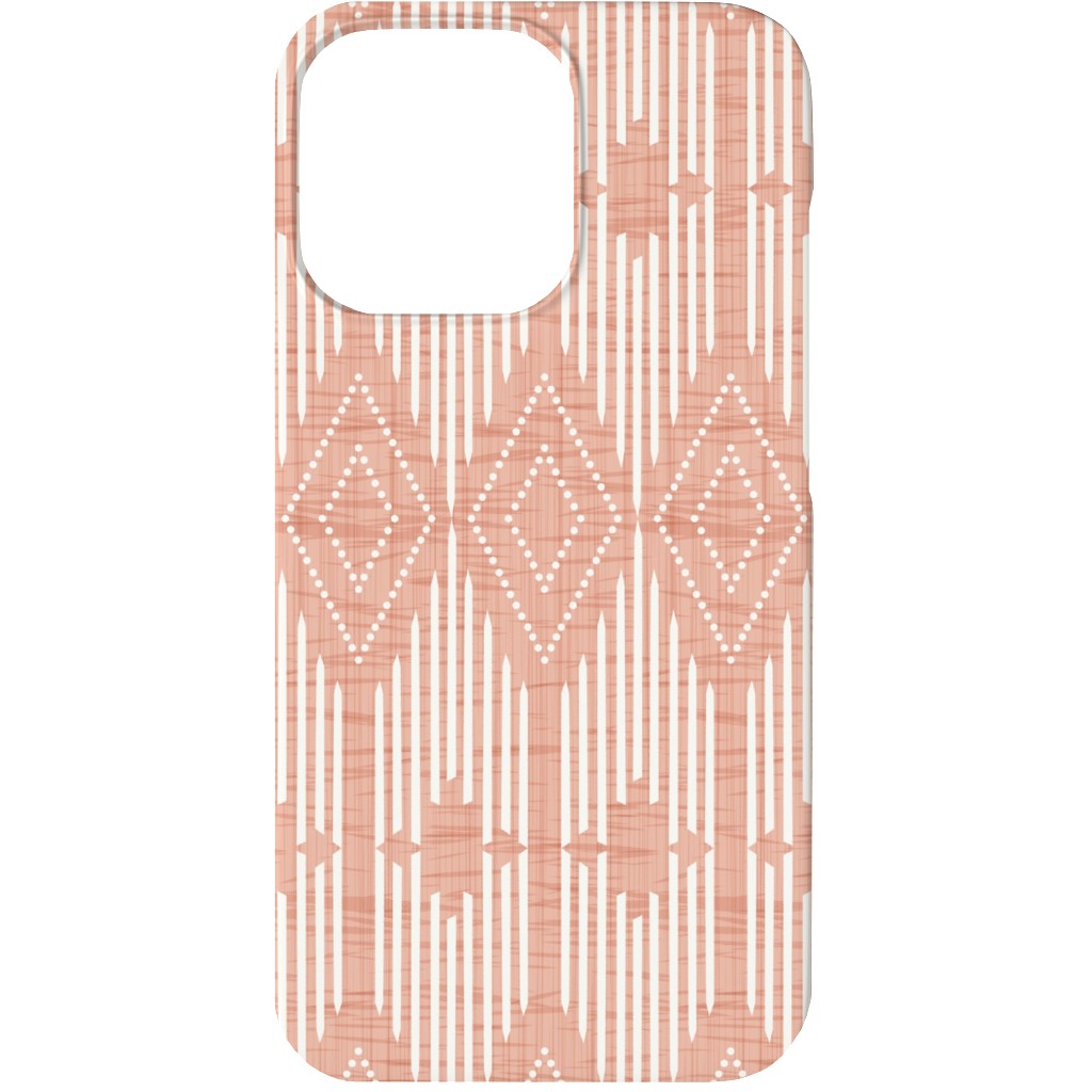 West End Phone Case, Slim Case, Matte, iPhone 13, Pink, Alpaca