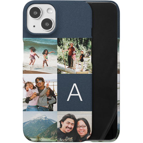 Gallery Monogram iPhone Case, Slim Case, Matte, iPhone 14, Multicolor, multi