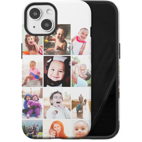 Gallery of Twelve iPhone Case, Silicone Liner Case, Matte, iPhone 14, Multicolor, multi