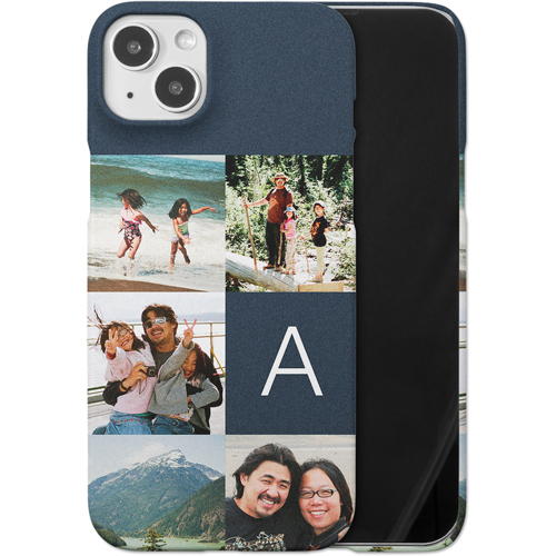 Gallery Monogram iPhone Case, Slim Case, Matte, iPhone 14 Plus, Multicolor, multi