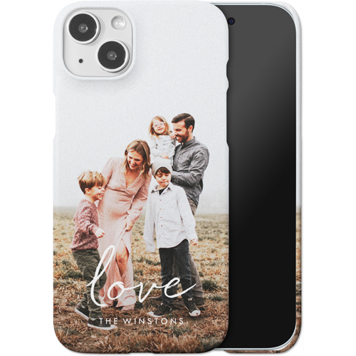 Gallery of One Love iPhone Case, Slim Case, Matte, iPhone 15 Plus, Multicolor