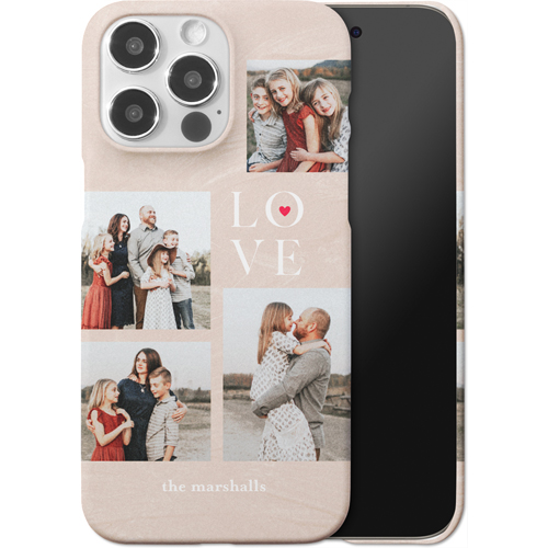 Sand Stacked Love iPhone Case, Slim Case, Matte, iPhone 15 Pro Max, Beige, rye