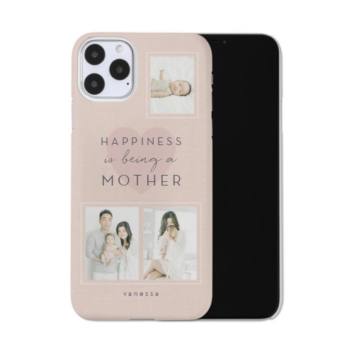 Full of Happiness iPhone Case, Slim Case, Matte, iPhone 11 Pro Max, Pink