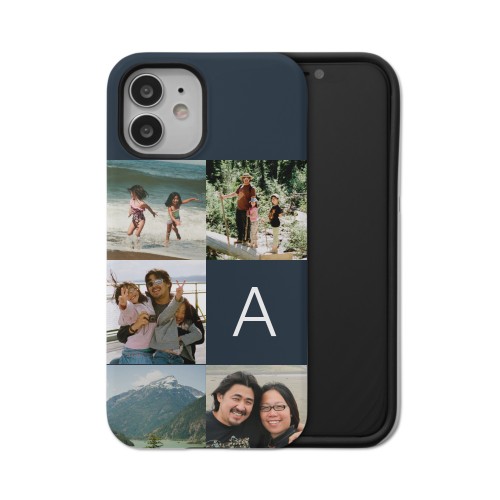 Gallery Monogram iPhone Case, Silicone Liner Case, Matte, iPhone 12, Multicolor, multi