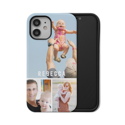 Gallery of Three iPhone Case, Silicone Liner Case, Matte, iPhone 12, Multicolor, multi