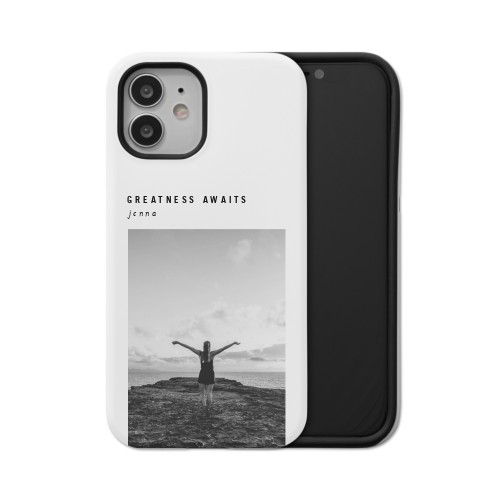 Gallery of One Portrait iPhone Case, Silicone Liner Case, Matte, iPhone 12, Multicolor