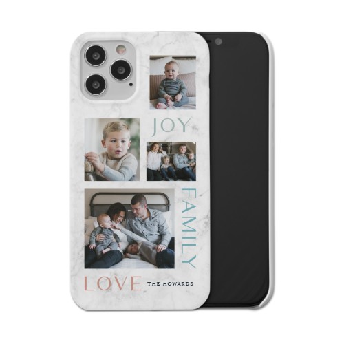 Marble Joy Family Love iPhone Case, Slim Case, Matte, iPhone 12 Pro, White