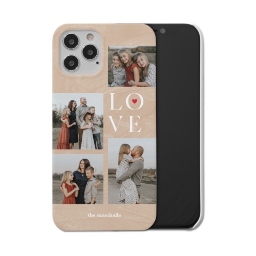 Sand Stacked Love iPhone Case, Slim Case, Matte, iPhone 12 Pro, Beige, rye