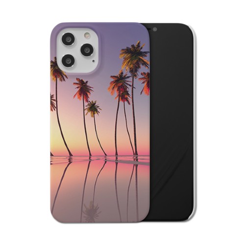 Palm Tree Sunset iPhone Case, Slim Case, Matte, iPhone 12 Pro Max, Multicolor