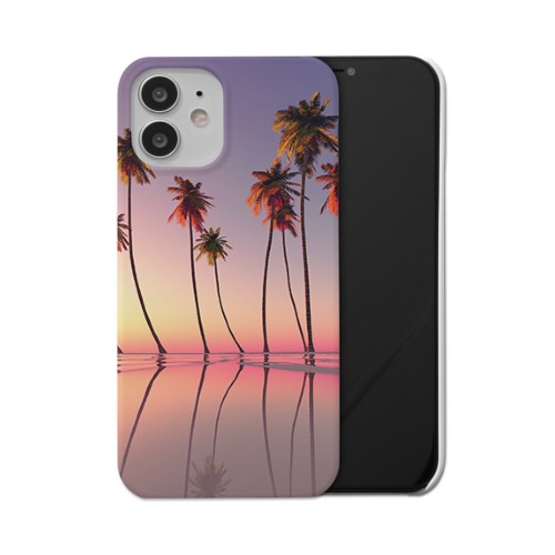 Palm Tree Sunset iPhone Case, Slim Case, Matte, iPhone 12, Multicolor